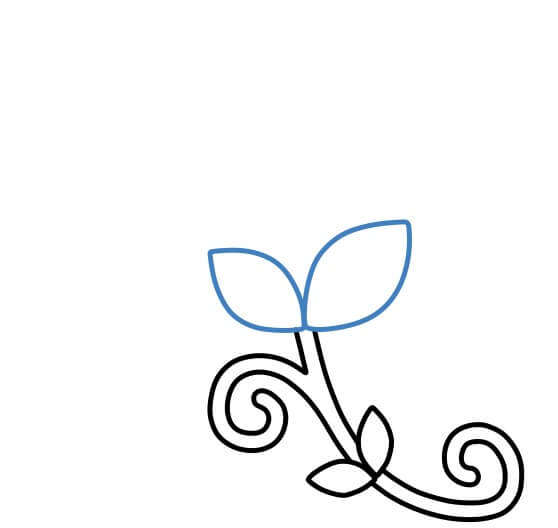 Hướng dẫn vẽ một nhánh dây leo cực dễ. - Bước 4