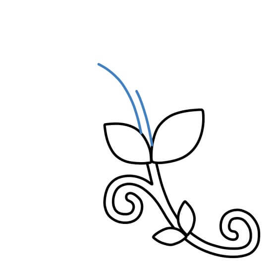 Hướng dẫn vẽ một nhánh dây leo cực dễ. - Bước 5