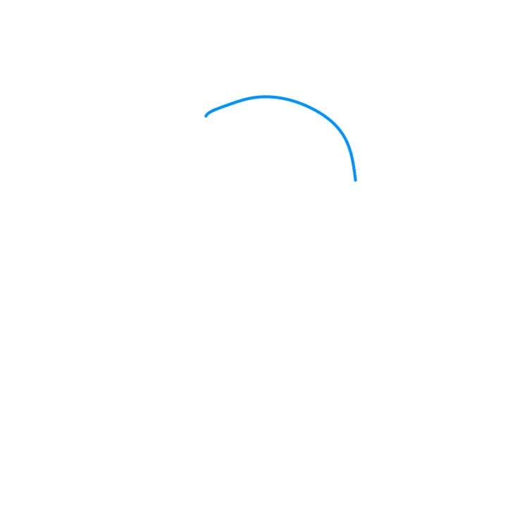 Hướng dẫn vẽ chú thỏ Thumper đáng yêu - Bước 1