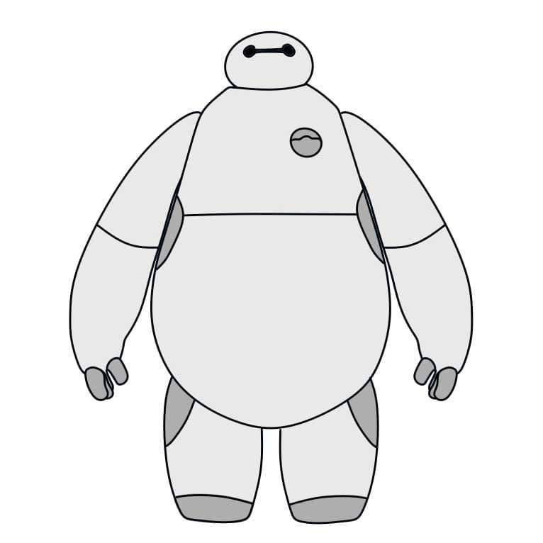 Cách vẽ Baymax