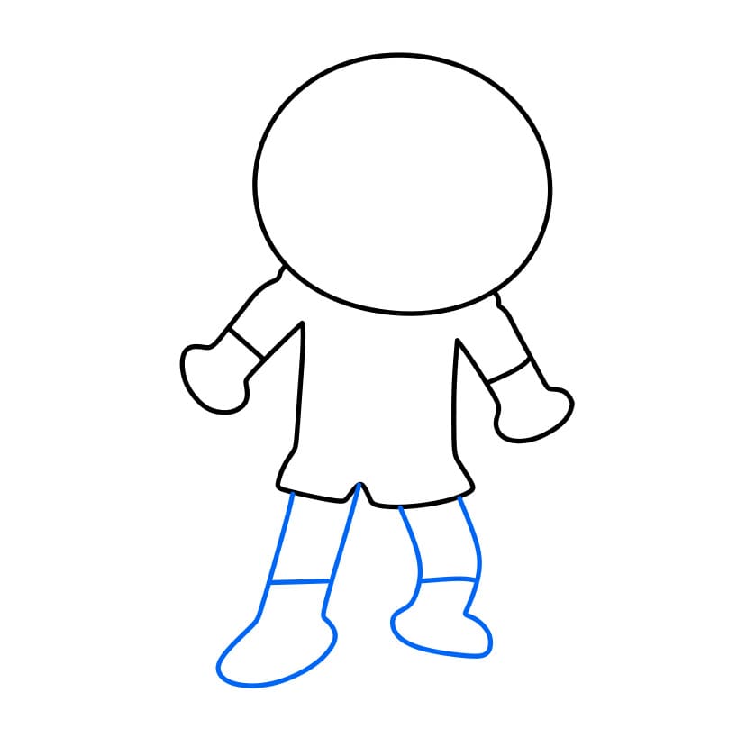 Hướng dẫn cách vẽ nhân vật Anpanman đơn giản - Bước 4