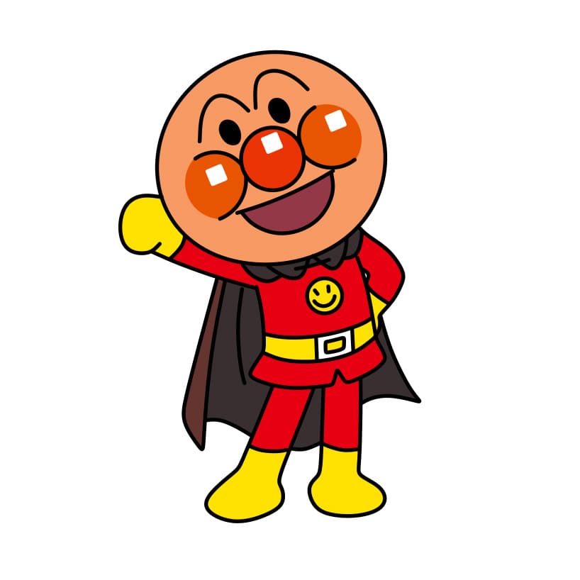 Hướng dẫn vẽ nhân vật Anpanman dễ thương cho bé - Bước 7