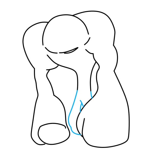 Hướng dẫn vẽ nhân vật Jumbo Josh trong Garten of Banban đơn giản và đẹp cho bé - Bước 5