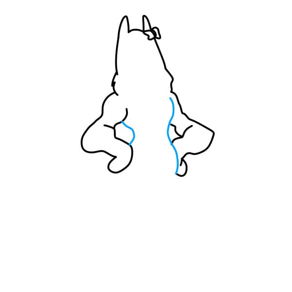 Hướng dẫn vẽ nhân vật Banbaleena trong Garten of Banban đơn giản và đẹp cho bé - Bước 4