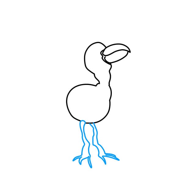 Hướng dẫn vẽ nhân vật Opila Bird trong Garten of Banban đơn giản và đẹp cho bé - Bước 5