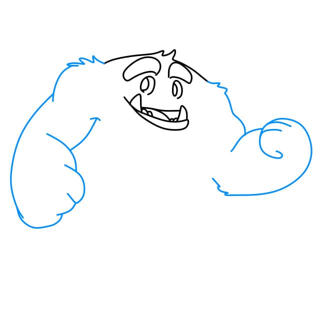 Hướng dẫn vẽ nhân vật Captain Fiddles trong Garten of Banban đơn giản và đẹp cho bé - Bước 3