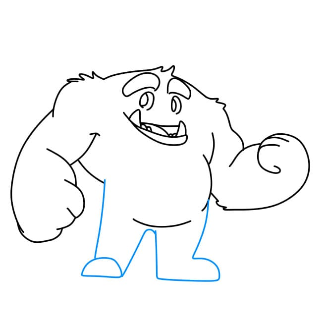 Hướng dẫn vẽ nhân vật Captain Fiddles trong Garten of Banban đơn giản và đẹp cho bé - Bước 5