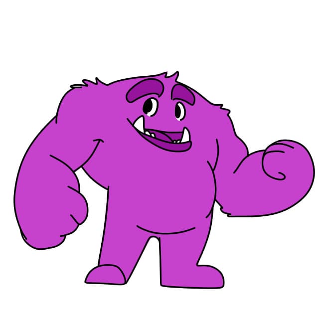 Hướng dẫn vẽ nhân vật Captain Fiddles trong Garten of Banban đơn giản và đẹp cho bé - Bước 6