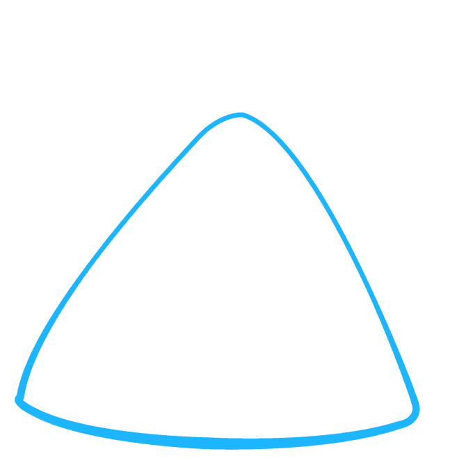 Hướng dẫn cách vẽ những con chim nổi giận đơn giản và siêu ngộ nghĩnh cho bé - Bước 1