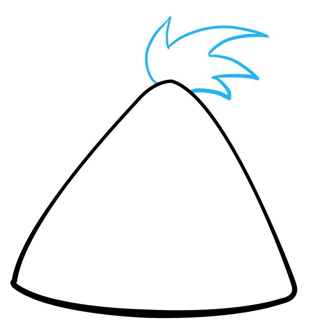 Hướng dẫn cách vẽ những con chim nổi giận đơn giản và siêu ngộ nghĩnh cho bé - Bước 2