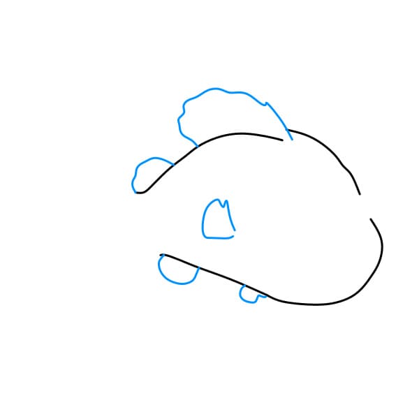 Hướng dẫn vẽ chú cá Nemo ( Trong phim hoạt hình Đi TÌm Nemo) cho bé - Bước 3