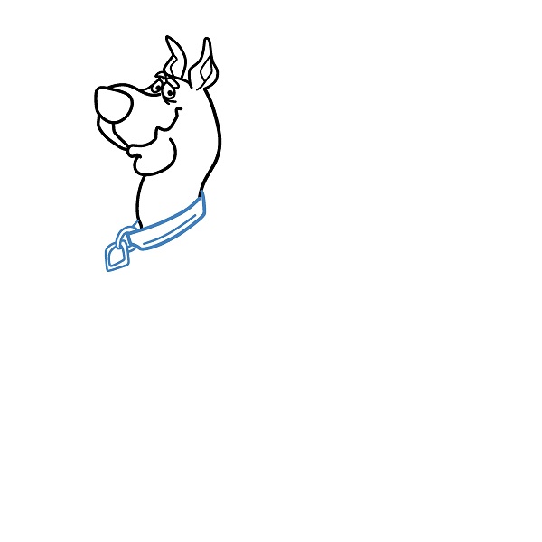 Hướng dẫn vẽ Scooby đơn giản. - Bước 6