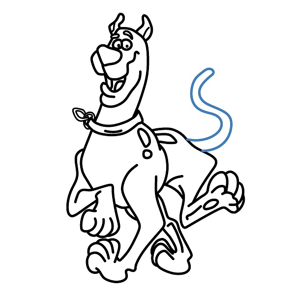 Hướng dẫn vẽ Scooby vui vẻ. - Bước 10