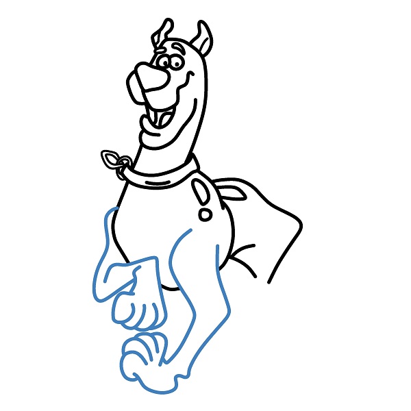 Hướng dẫn vẽ Scooby vui vẻ. - Bước 8