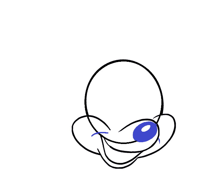 Hướng dẫn cách vẽ chuột Minnie siêu đơn giản và ngộ nghĩnh cho bé - Bước 3