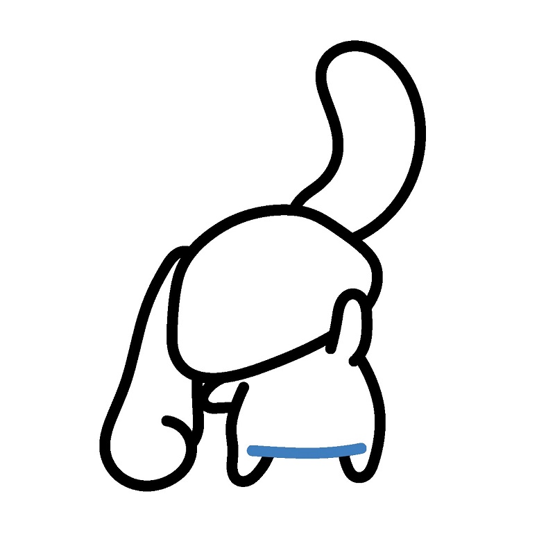 Hướng dẫn vẽ Cinnamoroll vui vẻ. - Bước 5