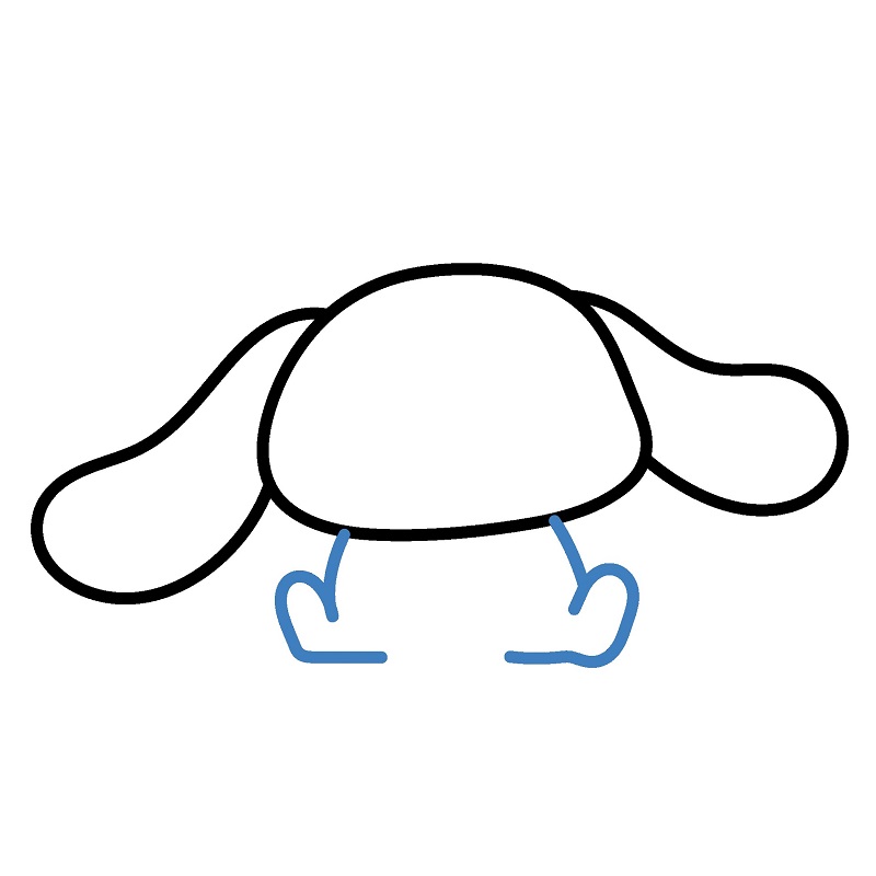 Hướng dẫn vẽ Cinnamoroll đáng yêu. - Bước 3