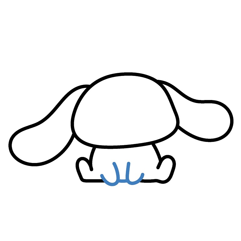 Hướng dẫn vẽ Cinnamoroll đáng yêu. - Bước 4