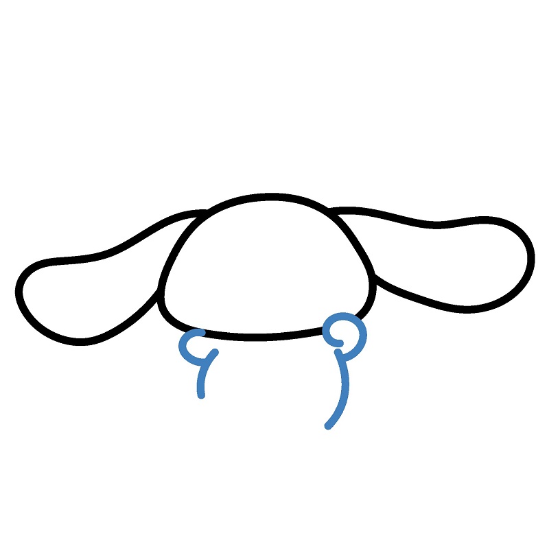 Hướng dẫn vẽ Cinnamoroll năng động. - Bước 3