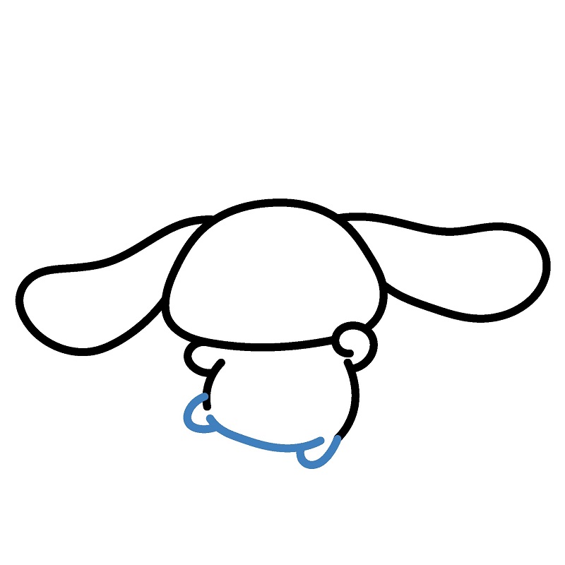 Hướng dẫn vẽ Cinnamoroll năng động. - Bước 4