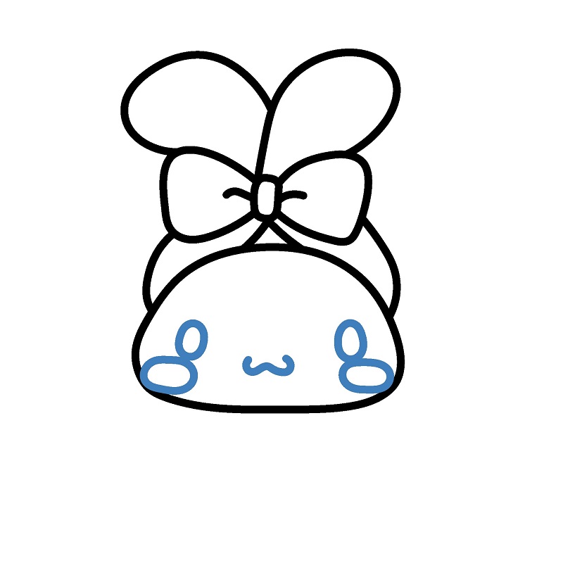 Hướng dẫn vẽ Cinnamoroll đẹp. - Bước 4