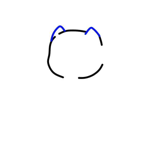 Hướng dẫn vẽ chú rồng siêu dễ thương - Bước 2