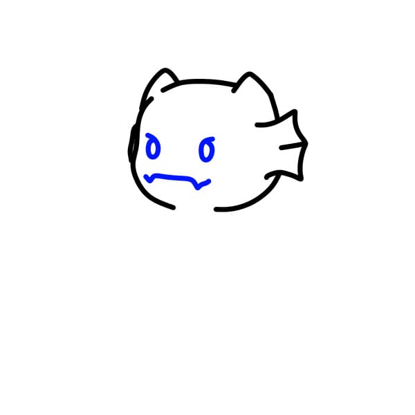 Hướng dẫn vẽ chú rồng siêu dễ thương - Bước 4