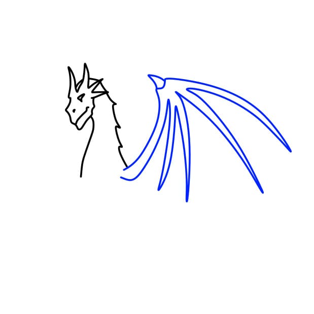 Hướng dẫn vẽ con rồng bạo chúa - Bước 5