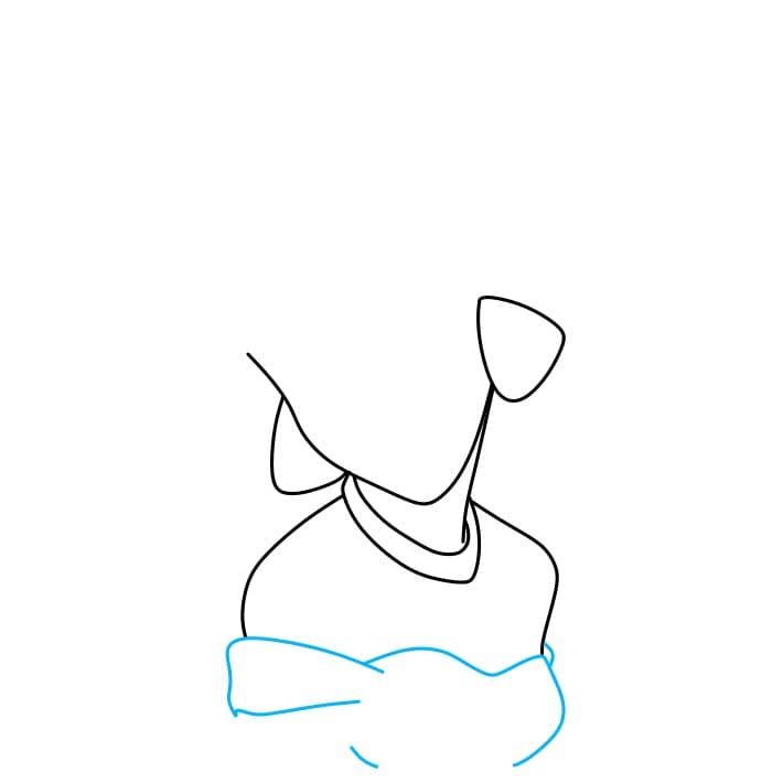 Hướng dẫn vẽ công chúa Jasmine cho bé - Bước 3