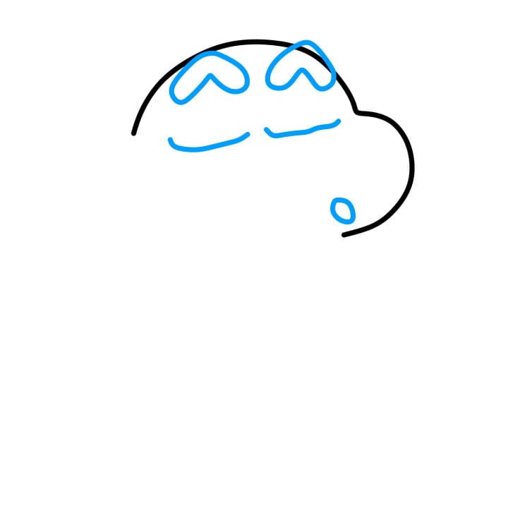 Hướng dẫn vẽ dễ dàng : Crayon Shin-chan - Bước 2