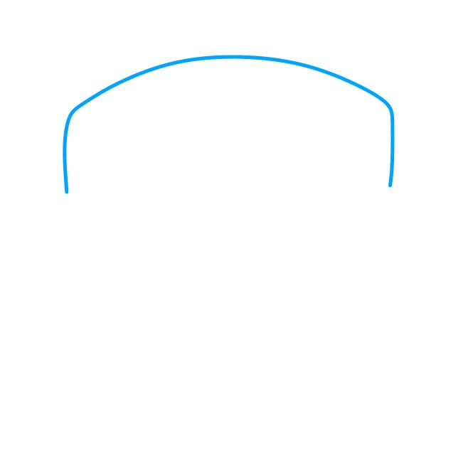 Hướng dẫn vẽ dạng biến hình Cannonbolt của Ben 10 đơn giản và đẹp cho bé - Bước 1