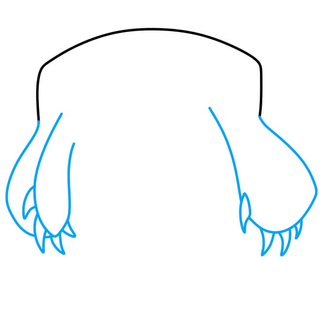 Hướng dẫn vẽ dạng biến hình Cannonbolt của Ben 10 đơn giản và đẹp cho bé - Bước 2