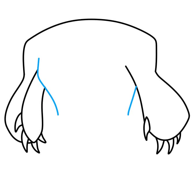 Hướng dẫn vẽ dạng biến hình Cannonbolt của Ben 10 đơn giản và đẹp cho bé - Bước 3