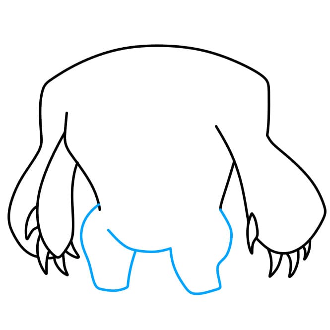 Hướng dẫn vẽ dạng biến hình Cannonbolt của Ben 10 đơn giản và đẹp cho bé - Bước 4