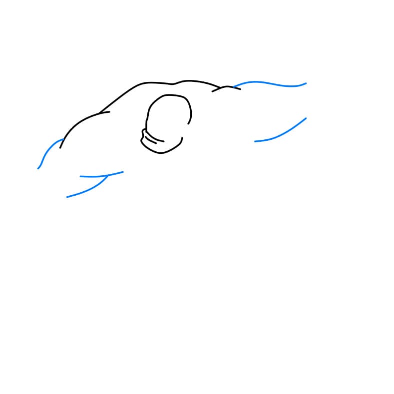 Hướng dẫn vẽ dạng biến hình FOUR ARMS của Ben 10 đơn giản và đẹp cho bé - Bước 3