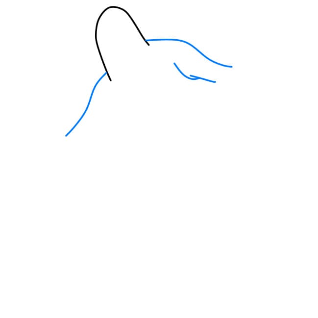 Hướng dẫn vẽ dạng biến hình GHOST FREAK của Ben 10 đơn giản và đẹp cho bé - Bước 2