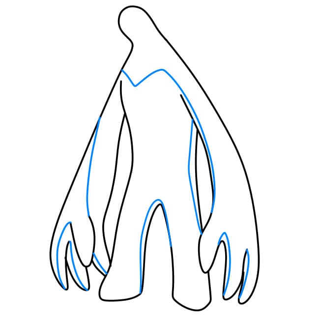 Hướng dẫn vẽ dạng biến hình UPGRADE của Ben 10 đơn giản và đẹp cho bé - Bước 4