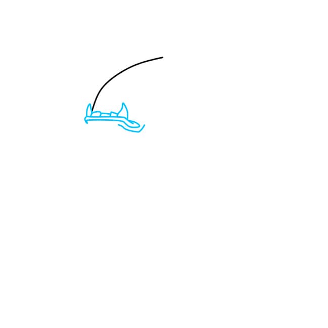 Hướng dẫn vẽ dạng biến hình WILDMUTT của Ben 10 đơn giản và đẹp cho bé - Bước 2