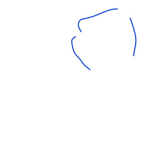 Hướng dẫn vẽ chú gấu pooh đơn giản - Bước 1