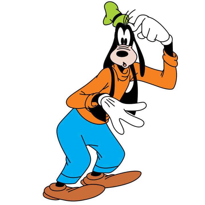 Hướng dẫn vẽ chú chó Goofy - Bước 8