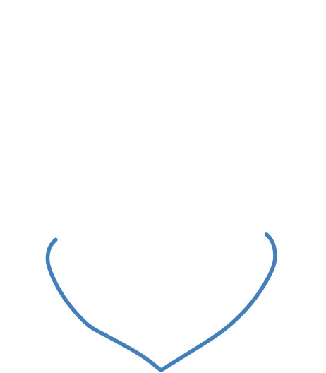 Hướng dẫn vẽ đầu của Grinch - Bước 1