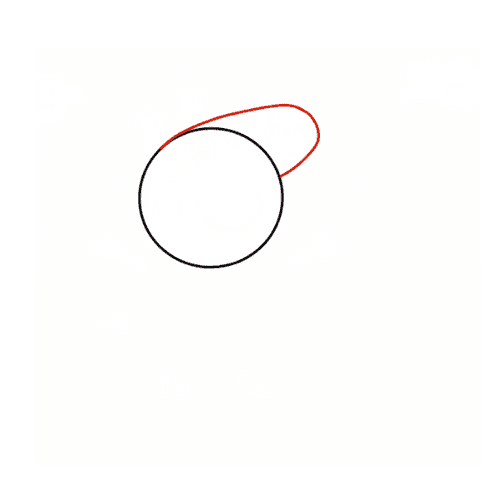 Hướng dẫn cách vẽ heo Peppa dễ thương và đơn giản cho bé - Bước 2