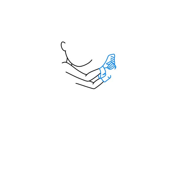 Hướng dẫn cách vẽ Kim Possible đơn giản và đẹp cho bé - Bước 3