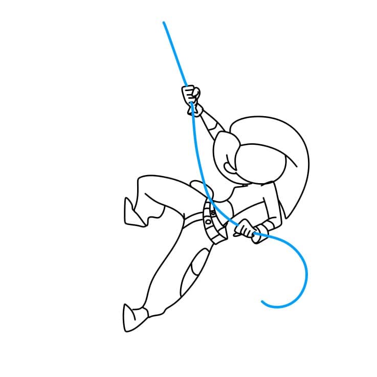 Hướng dẫn cách vẽ Kim Possible đơn giản cho bé - Bước 6