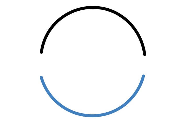 Hướng dẫn vẽ Kirby mỉm cười. - Bước 2