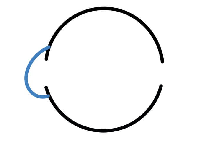 Hướng dẫn vẽ Kirby mỉm cười. - Bước 3