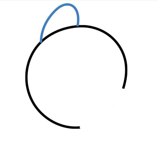 Hướng dẫn vẽ Kirby năng động. - Bước 2