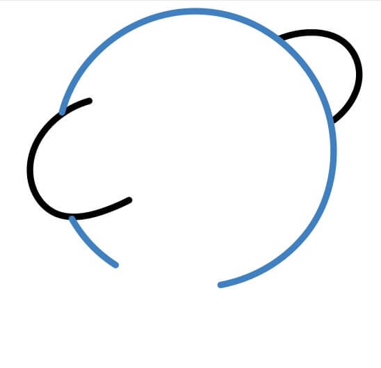 Hướng dẫn vẽ Kirby nhảy nhót vui vẻ. - Bước 3