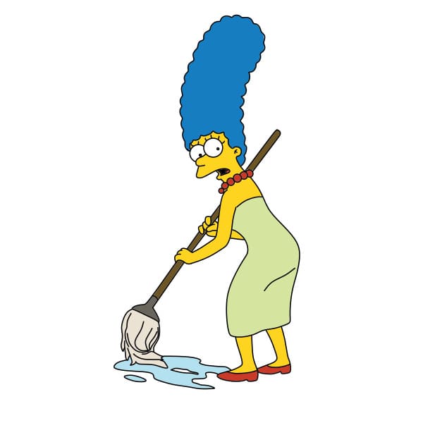Hướng dẫn vẽ nhân vật Marge Simpson