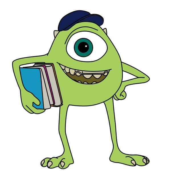 Cách vẽ Mike Wazowski